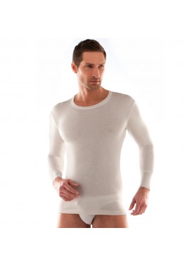 MAGLIA INTIMA UOMO LIABEL LANA E COTONE 5321/23 MANICA CORTA